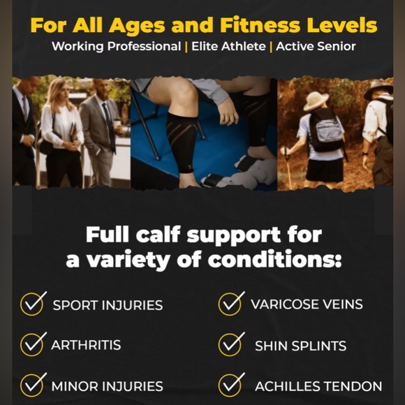 Copper Joint Calf Compression Sleeve CopperJoint - 3XLarge - Picture 9 of 10